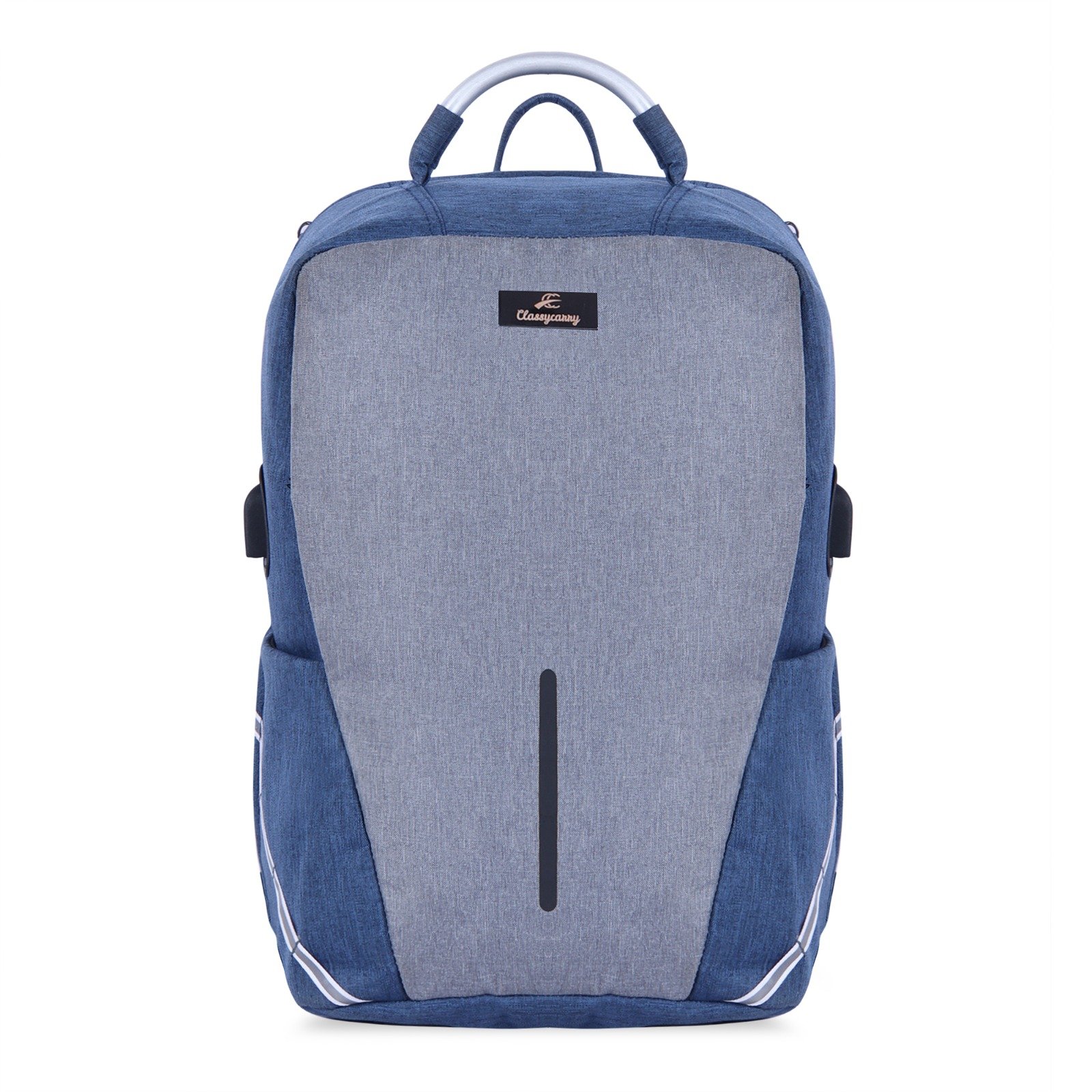 Classycarry AeroShield Laptop Backpack – Grey & Blue