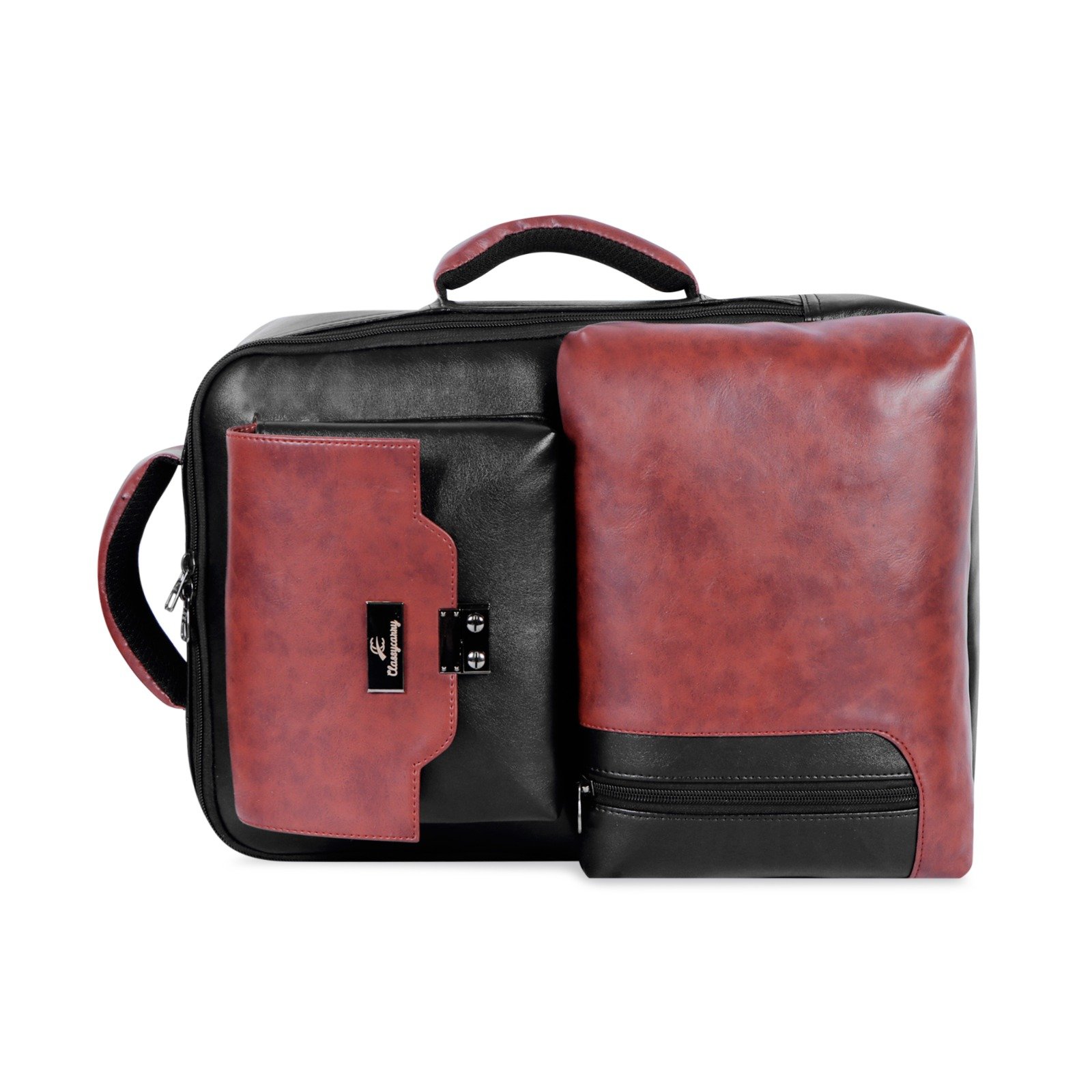 Classycarry Executive Leather Messenger Bag – Brown & Black