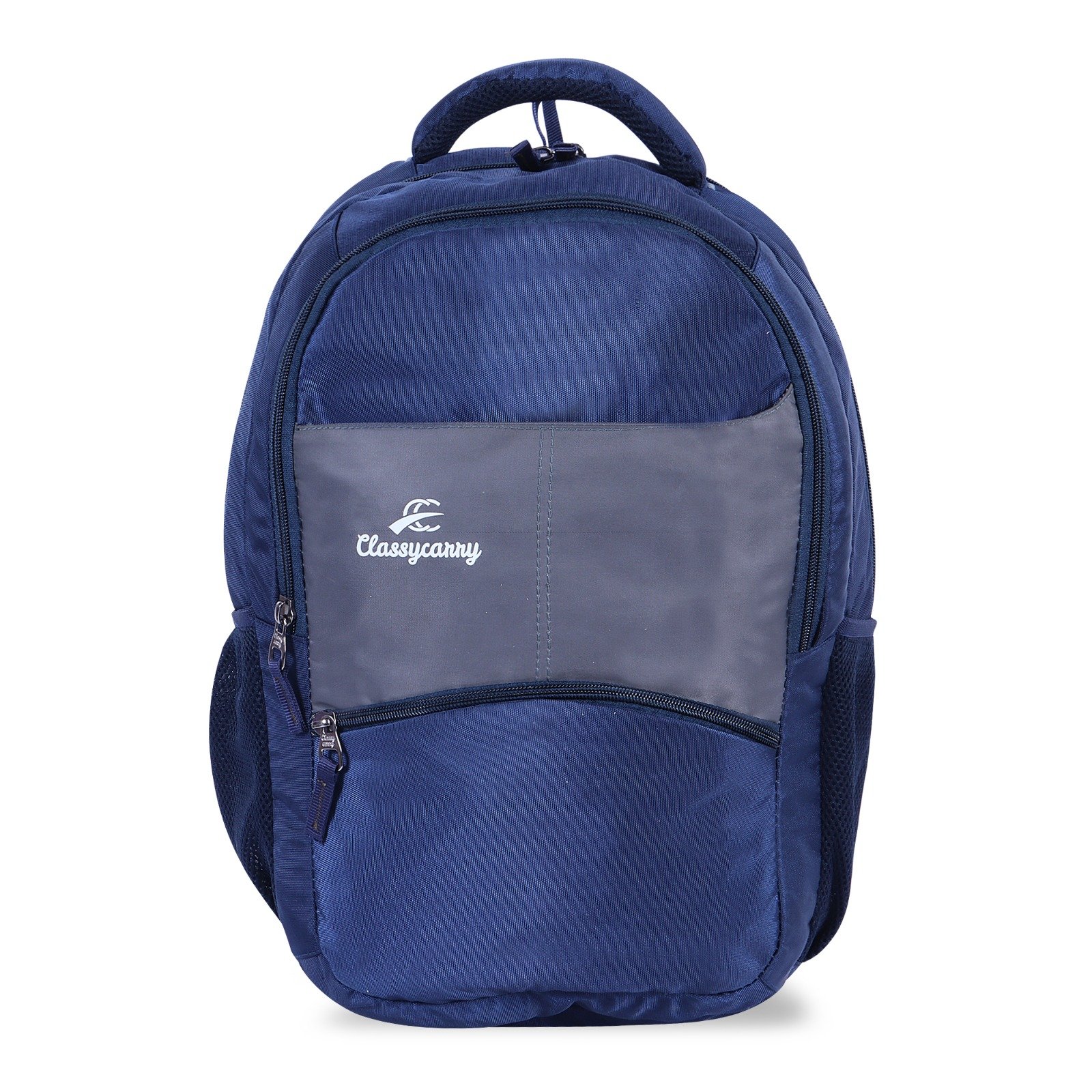 Classycarry DailyGo Laptop Backpack – Navy Blue & Grey