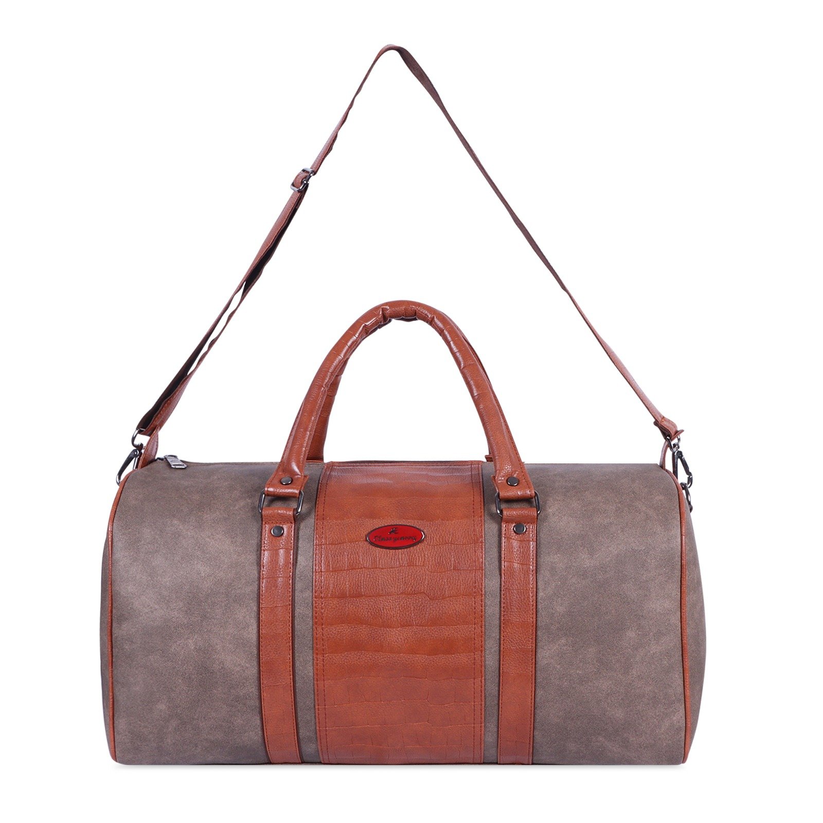 Heritage Luxe Suede Duffle Bag