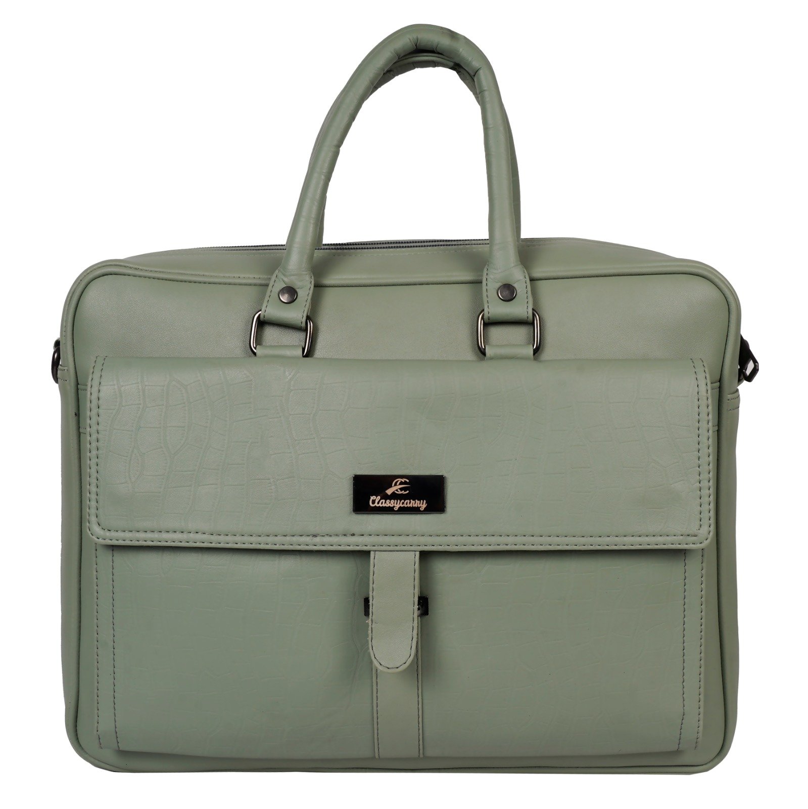 Sage Green Office Laptop Bag