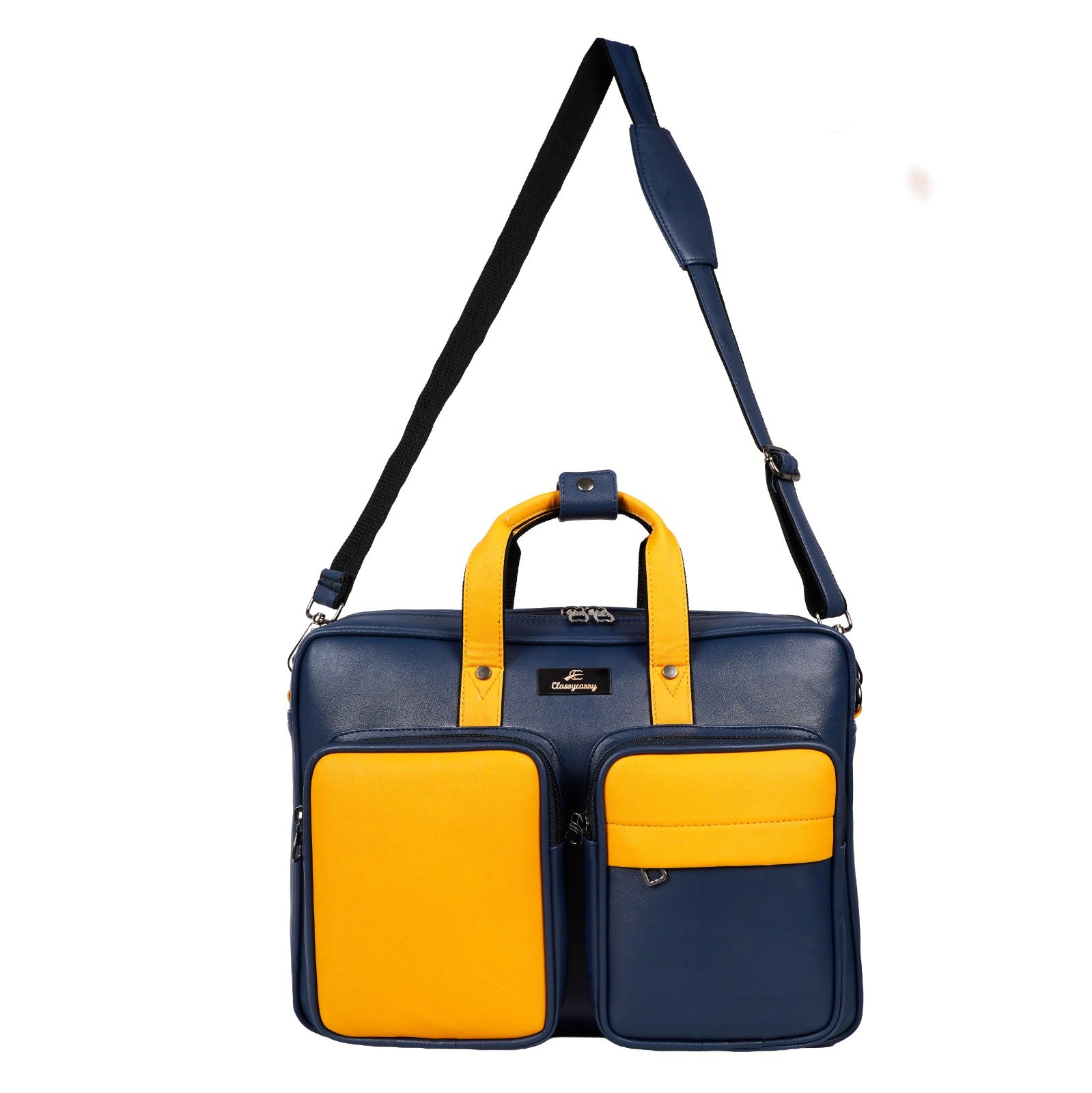 Navy Blue & Mustard Yellow
