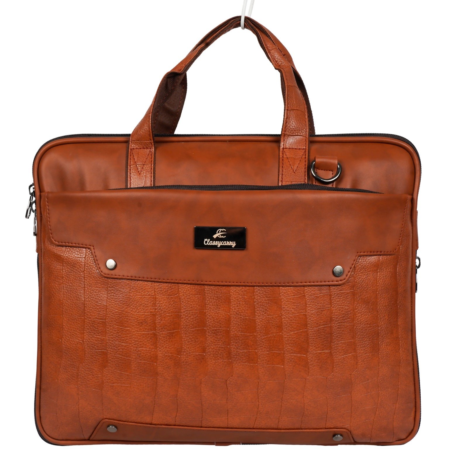 Cognac Brown Laptop Office Bag